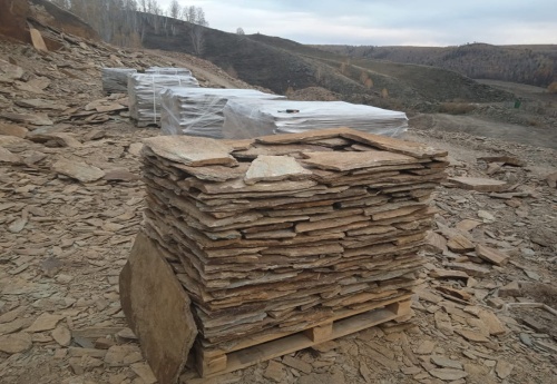 Плитняк кора дерева для цоколя, отмостки купить в Карпинске