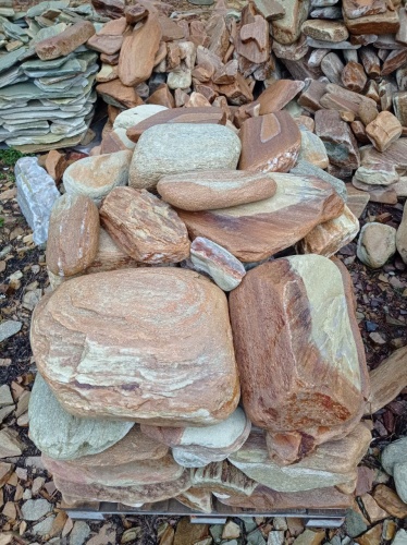 Златолит жёлтый, жёлто-зелёный глыбки и валуны для ланшафтного дизайна купить в Карпинске